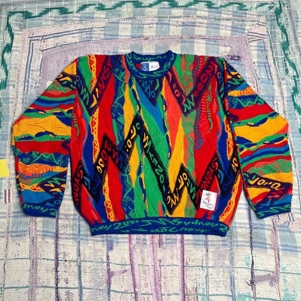 COOGI Millennium Collection Sydney 2000 Australia Olympic Games Sweater Wool M
